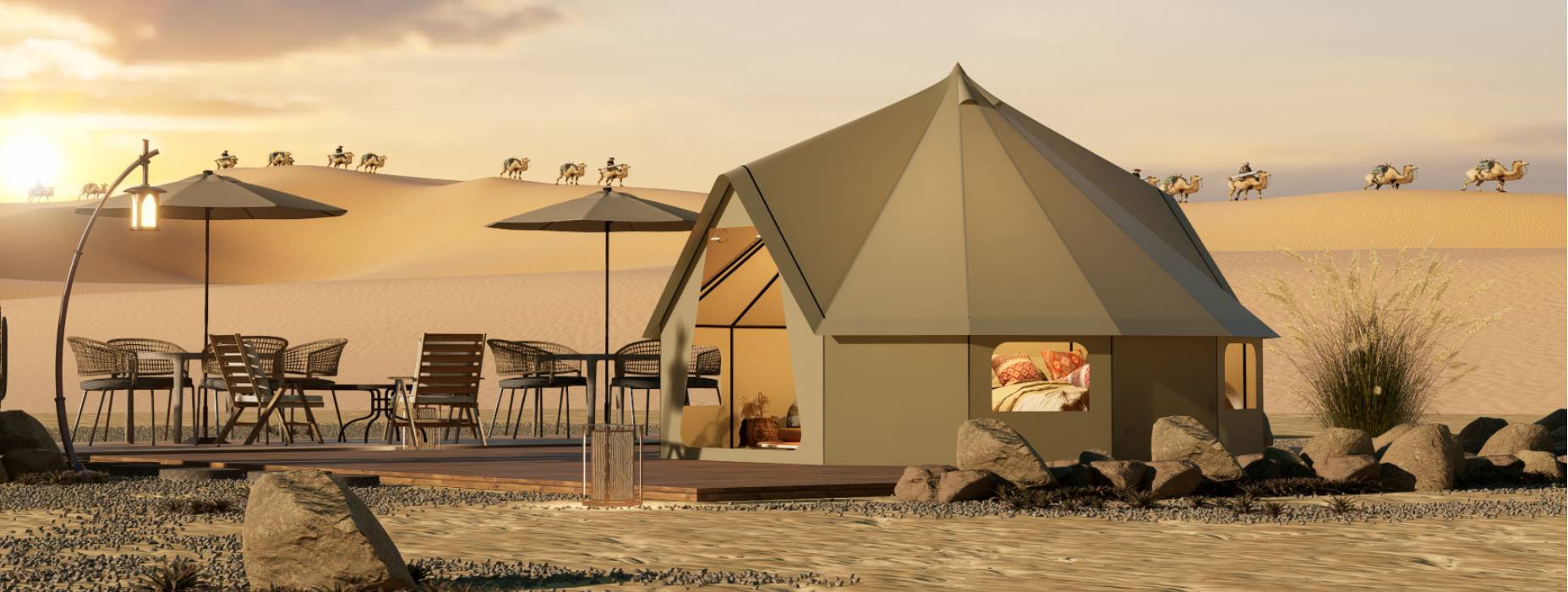 盐边县露营酒店帐篷产品